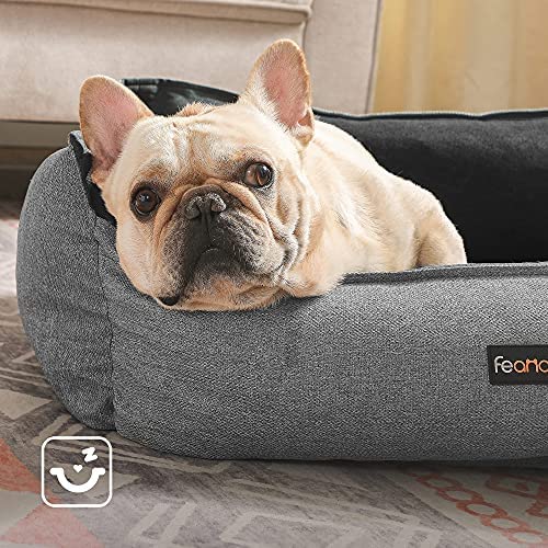 Panier Pour Chien Taille XL 110x73 Cm - Tissu Peluche Doux, Rembourrage Épais, Antidérapant, Lavable